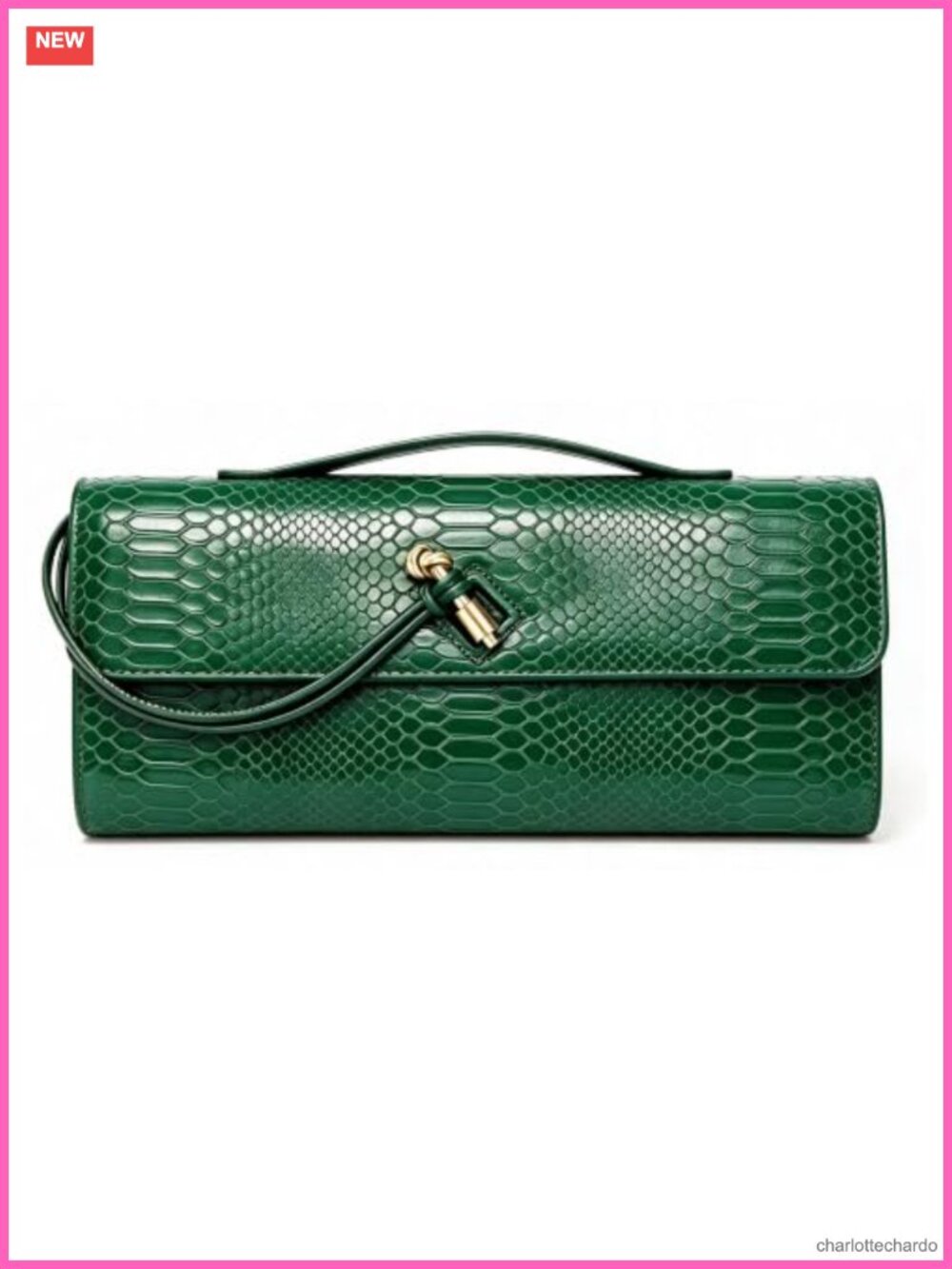 Faux Leather Woven Clutch Evening Bag Crossbody Shoulder Purse Women